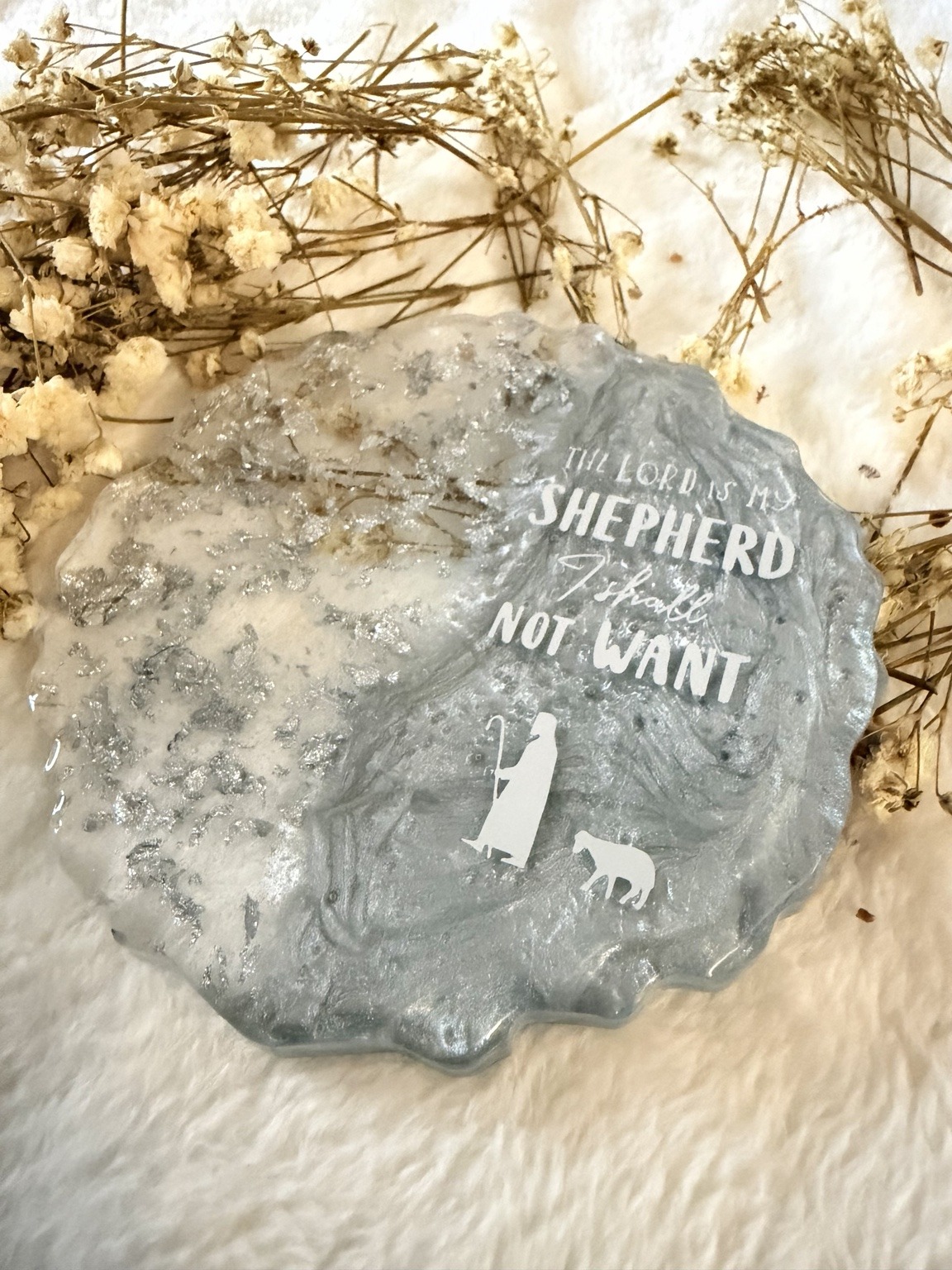 Pet paw memorial keepsake